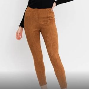 Gilli Black Faux Suded Pants sz S